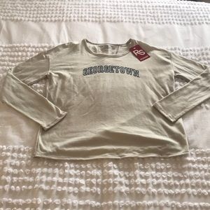 Georgetown Long Sleeve Top with Cut-Out Back